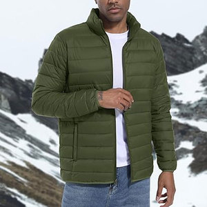 Veste matelassée légère pour homme, chaude, résistante à l'eau, coupe-vent, pour le ski, les voyages, la randonnée, conception personnalisée OEM, usine - Product Image 6