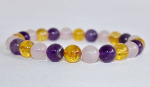 Pulsera de piedras preciosas redondas de 8 mm de calidad premium para sanación emocional, meditación y joyería. - Product Image 2