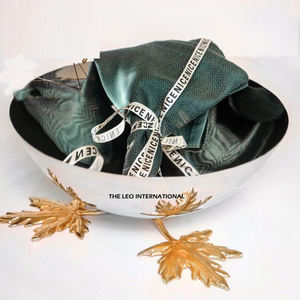 Nickle Plated Aluminum Metal <b>Serving</b> <b>Bowl</b> With Japanese Texture Work Dry Fruit <b>Serving</b> <b>Bowl</b> Pairs of Four - Product Image 2