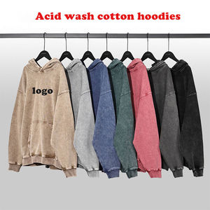 Sweat-shirt à capuche unisexe surdimensionné en coton épais 100 % avec impression DTG personnalisée, style streetwear, épaules tombantes, effet vieilli vintage - Product Image 2