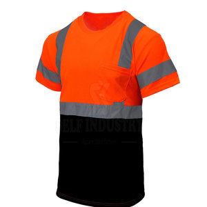 เสื้อยืด Hi VIS น้ำหนักเบาพร้อมคุณสมบัติกันน้ำเสื้อยืดใส่ทำงานปรับแต่งโลโก้ได้ตามต้องการ - Product Image 1