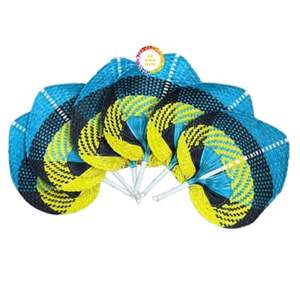 Abanicos de mano de bambú tropical tejido artesanal, diseño tradicional pintado para recuerdos, bodas, juegos de regalo artesanal vietnamita, Vietnam - Product Image 1