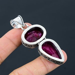 Bijoux en argent 925 rubis - Product Image 2