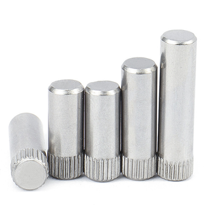 Fabriqué en Chine, goupille à ressort moletée en acier inoxydable 304, goupille à rouleau cylindrique, diamètre 4 mm, longueur 12 mm, pour charnière - Product Image 1