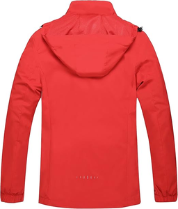 Venta al por mayor de alta calidad de los hombres de lluvia chaqueta de invierno de venta directa de fábrica chaqueta de lluvia por encargo chaqueta de lluvia de color rojo - Product Image 4