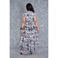 Robes mini en jean pour femmes, personnalisées, style Y2K, imprimées numériquement à motifs floraux, 100% coton, écologiques, décontractées, à franges, vente en gros