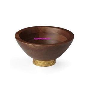 ชามไม้ทำด้วยมือที่ทำจากคุณภาพระดับพรีเมียมพร้อมการตกแต่งที่เป็นธรรมชาติอย่างเรียบเนียน - Product Image 1