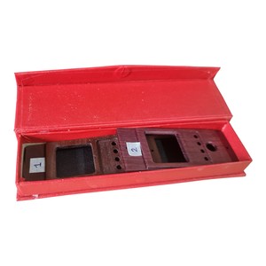 แผงหัวใจสีม่วงสำหรับตู้เครื่องขยายเสียงด้านหน้าทำจากไม้ - Product Image 4