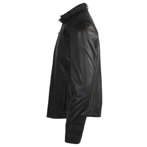 Veste en cuir d'agneau pour homme, best-seller, style vintage et design respirant, disponible en plusieurs couleurs pour une utilisation en extérieur - Product Image 2