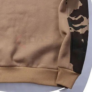 Sweat-shirt à col rond, streetwear d'hiver, logo imprimé uni, polyester et coton, vente en gros, fabricant OEM, faible MOQ - Product Image 3