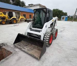 Chargeuse sur pneus Bobcat S160 d'occasion Chargeuse-pelleteuse compacte Garantie 1 an Moteur inclus Pompe à roulement moteur Boîte de vitesses - Product Image 4