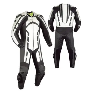 Têxteis e Tecidos Equitação Gear Fonte Womens Motorcycle Riding Couro Genuine Racing Suit Outdoor Windproof Sport Bike jaqueta