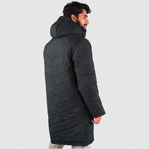 แจ็กเก็ตปลาปักเป้าสำหรับผู้ชายกีฬากลางแจ้งฤดูหนาวโลโก้ที่อบอุ่นกันน้ำควิลท์มีซิปปิดพิมพ์ลาย - Product Image 3