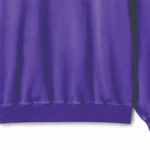 2025 nueva llegada hombres sólido cuello redondo pulóver estampado polar ácido lavado Sunfaded sudadera venta al por mayor fabricante de ropa - Product Image 5