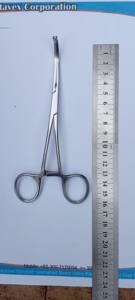 Pinza vascular atraumática DeBakey de acero inoxidable de alta calidad, pinzas atraumáticas DeBakey Rumel en ángulo - Product Image 5