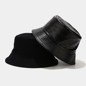 Chapeau de pêcheur de protection solaire extérieur de haute qualité Logo personnalisé Unisexe Chapeau de seau uni avec cordon Hommes Femmes 2025 - Product Image 1