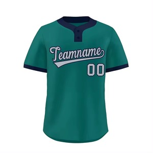 Maillot de baseball respirant unisexe sur mesure, vêtements de sport unis avec impression par sublimation pour le softball, y compris logo personnalisé - Product Image 6