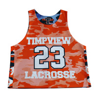 Maillots de lacrosse personnalisés réversibles sublimés pour hommes – 100 % polyester, respirants, durables, légers et confortables