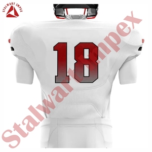 Maillots d'uniformes de football américain Designs Vente en gros Personnalisé Prix pas cher Uniforme de haute qualité pour hommes - Product Image 5