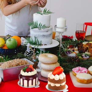 บอร์ดเค้กทรงกลมขนาด6-8นิ้วฐานกระดาษแข็งสำหรับเค้กสี่เหลี่ยมผืนผ้าอุปกรณ์ทำเค้ก - Product Image 4