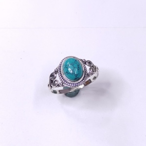 Anillo Boho de Plata de Ley 925 con Engaste de Bisel, Hermoso Diseño Retro, Anillo de Piedra de Nacimiento Curativa Hecho a Mano, Anillo de Declaración, Regalo para Mujer - Product Image 4