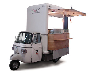 Tricycle Électrique pour Restauration Mobile, Chariot de Traiteur à Trois Roues, Résistant à la Rouille, Garantie 5 Ans, Camionnette de Restauration de Rue, Café, Pizza - Product Image 3