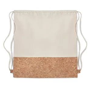 ILLA Borsa Sportiva Sostenibile in Sughero e Cotone con Coulisse, per Merchandising Promozionale - Product Image 3