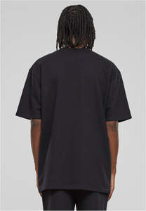 Haute qualité léger français éponge 100% coton hommes T-shirts col rond noir surdimensionné Boxy Streetwear impression numérique personnalisée - Product Image 3