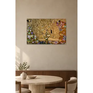 Impression sur toile Fida Klimt Arbre de vie en spirale dorée - Product Image 4