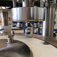 Machine de capsulage automatique pour flacons miniatures, flacons ROPP, flacons en verre, shampooing, boissons en poudre, haute précision, certifiée CE