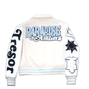 Custom Manufacturer High Quality Embroidery Leather Sleeves Letterman Varsity <b>Jackets</b> for Men Varsity <b>Jackets</b> Customized Versity - Product Image 2