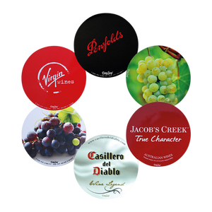 Disco Vertedor de Vino Color Dorado, Material PET Ecológico y Desechable - Product Image 4