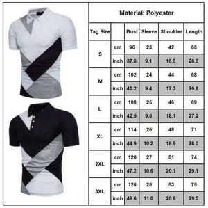 T-shirt polo classique pour hommes Polo tricoté en polyester et coton de haute qualité pour les affaires décontractées et le golf - Product Image 6