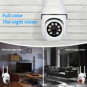 2 Conjuntos de Cámaras de Seguridad Inteligentes Inalámbricas Blancas 1296P Full HD, Conexión WiFi de 2.4GHz, Almacenamiento de Datos en la Nube de Red IP de 360 Grados - Product Image 3