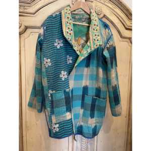 Chaqueta de Verano Jade para Mujer, Ligera, Reversible, Corte Ajustado, Corta, de Cuero, Nailon, Poliéster y Algodón - Product Image 4