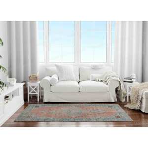 Geometric Printed <b>Rug</b>: Modern Design, Machine Washable, Turkish Pattern,Chenille <b>Rug</b> - Product Image 2