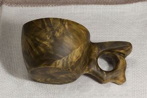 MOLD Natural Wood Tea <b>Cup</b> Wooden for Wine Coffee Water Hot Cold Drinks Drinking Mug, Japanese Style Wood Tea <b>Cup</b> - Product Image 4