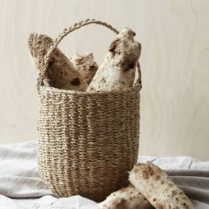 Nouveau produit tissé à la main naturel jonc de mer grand panier de rangement bon choix panier à linge directement de l'usine du Vietnam - Product Image 3