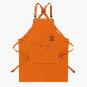 Delantal de Lona Ecológico Personalizado con Estampado, Resistente al Agua, sin Mangas, de Algodón Orgánico, para Cocina, Restaurante, Unisex - Product Image 6