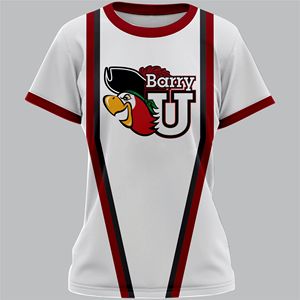 Université Barry en gros décent Classique femmes Tous les jours Élégant Tendance Slim Coupe décontractée Logo brodé T-shirts à imprimé floral - Product Image 6