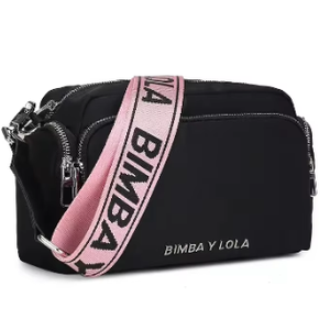 Per BIMBA Y LOLA borsa in pelle Vintage da donna Preppy bohémien a prova di acqua a singolo ricamo catena di perle per l'estate invernale - Product Image 3