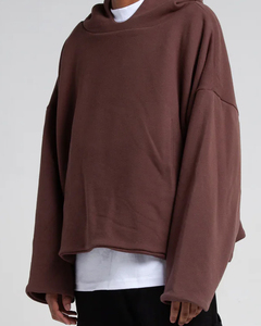 Sudadera con capucha de lana personalizada para hombre, ropa informal cálida de invierno con bolsillo frontal, Capucha ajustable, impresión Digital, fabricante OEM - Product Image 4
