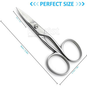 Stainless Steel Curved <b>Cuticle</b> <b>Scissors</b> with Blunt-Sharp Tips and Strong Grip for Detailed Care-Durable Beauty Tool - Product Image 4