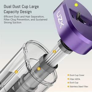 Potente Aspirapolvere Portatile 16Kpa con Luce UV-C, Doppio Contenitore per Polvere ad Alta Temperatura per Pulizia di Materassi e Letti - Product Image 5