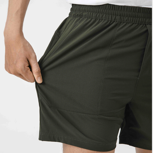 Shorts Bermuda Décontractés Personnalisés pour Hommes en Toile avec Taille Élastique, Motif Uni, Séchage Rapide, Spandex/Polyester - Product Image 5