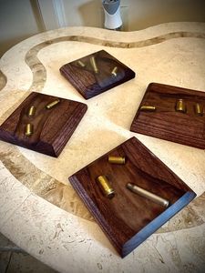 LISTES GARDEN-THEMED RÉSINE ÉPOXY ET SOUS-VERRES EN BOIS Ensemble de tasses élégantes Modèle de verres à boire Bon prix pour l'artisanat artisanal - Product Image 5