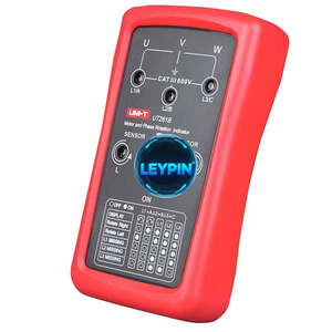 UNI-T UT261B Comprobador de Secuencia de Fase de Voltaje CA, Instrumento de Dirección de Motor, Indicador de Pérdida de Fase, Producto Lexso, Comprobador de Transformadores - Product Image 2