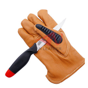 Guantes de Impacto de Cuero de Primera Calidad con TPR, Material de Cuero Suave con Agarre Fuerte para Trabajos Pesados - Product Image 2