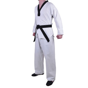 2025 Material de alta calidad ropa de artes marciales Taekwondo Dobro Wtf uniforme blanco diseño personalizado uniforme de Taekwondo transpirable - Product Image 2