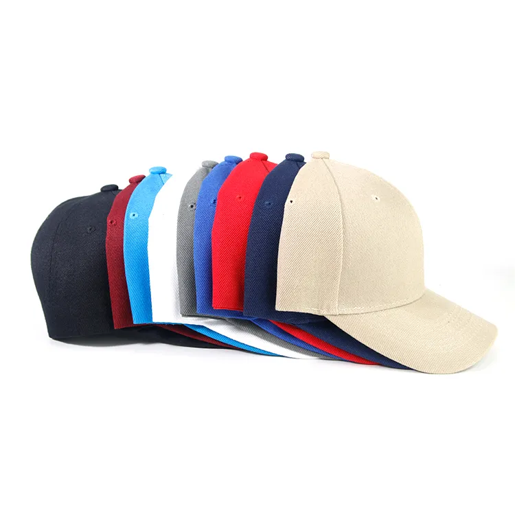 Gorra de béisbol unisex de algodón con logotipo bordado, gorra de béisbol personalizada, gorras deportivas, proveedor